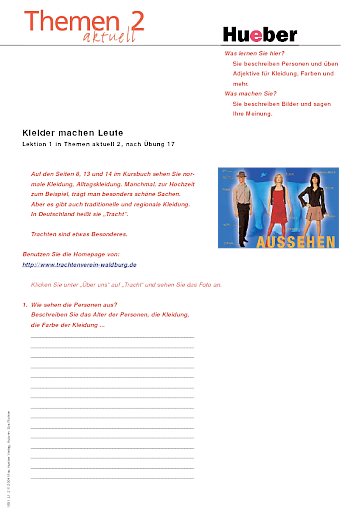 Kleider machen Leute