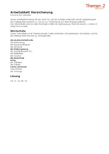 Versicherung