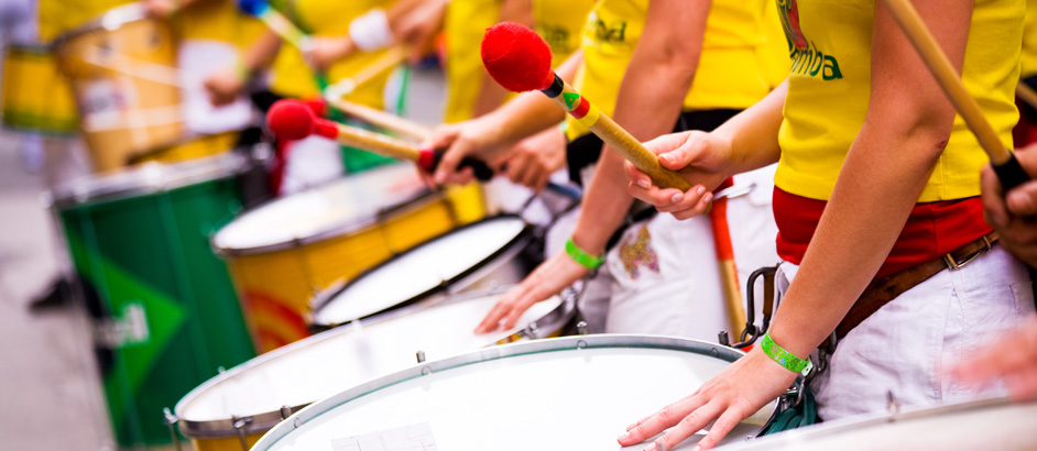 brasilianische Samba Trommler