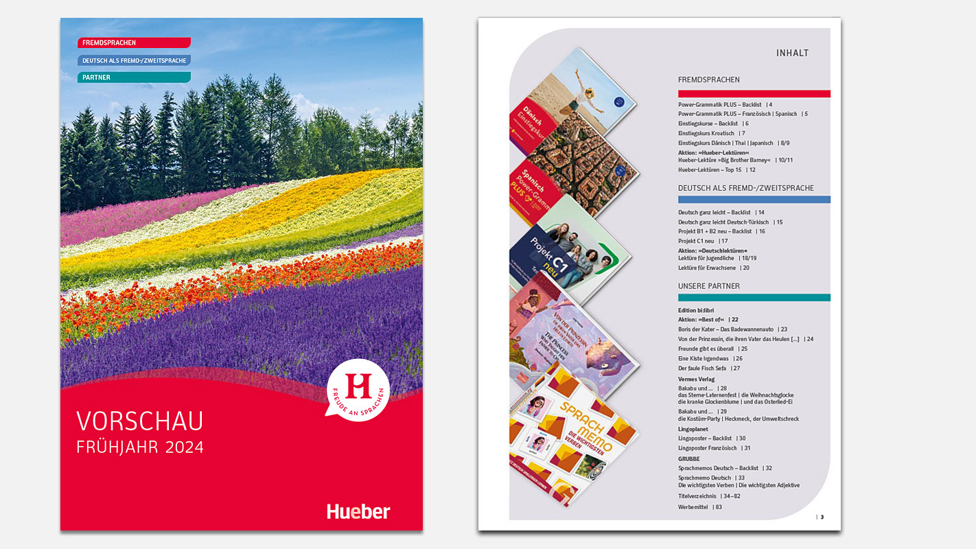 Hueber Vorschau Frühjahr 2024