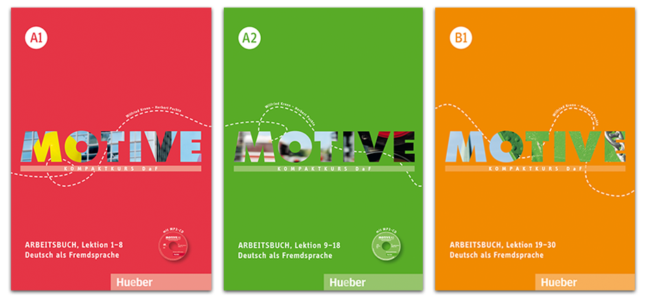 Cover der Arbeitsbücher von Motive A1 bis B1