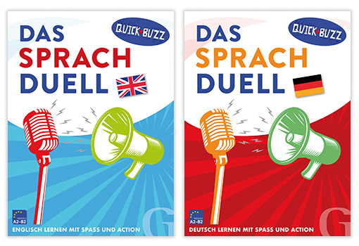 Cover von Quick Buzz – Das Sprachduell (Ausgaben Englisch und Deutsch)