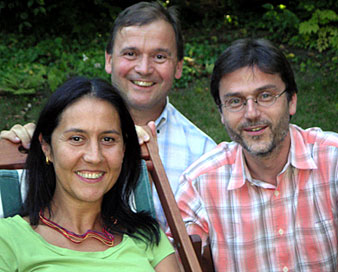 Gruppenfoto der Autoren: Christèle Jany, René M. Piedmont und René Nohr