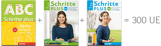 Cover Schritte plus Alpha, Schritte plus neu 1 & 2 für 300 Unterrichtseinheiten 